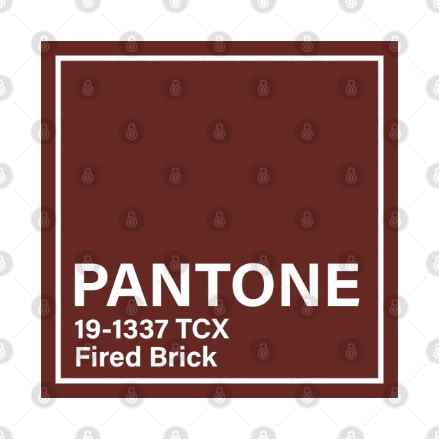 pantone 19-1337 TCX Fired Brick by princessmi-com