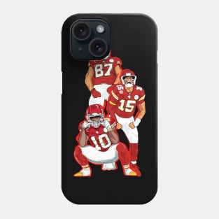 Chiefs - black Phone Case