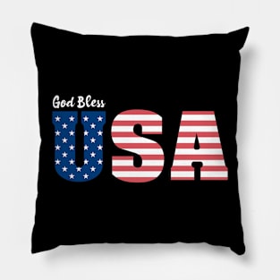 God Bless USA Pillow