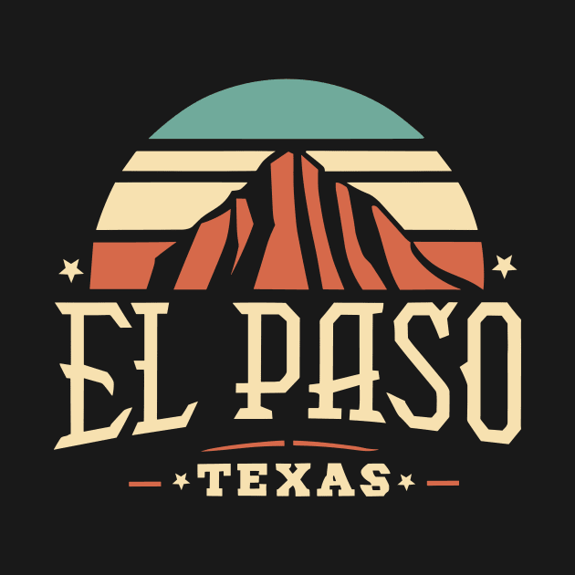 El Paso,Texas,vintage sunset by ravensart