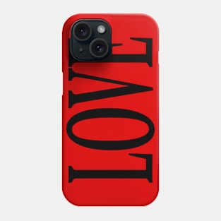 Love: a minimalist expression Phone Case