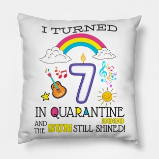 Quarantine 7th Birthday 2020 Pillow