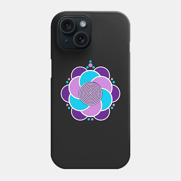 Geometric Crop Circle Pattern Phone Case by sarahwainwright