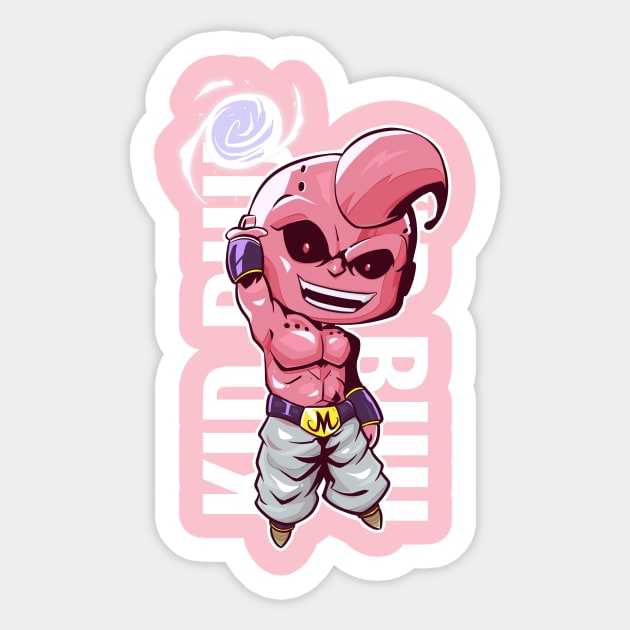 Majin Buu Dbz Sticker - Majin buu Dbz Dragon ball z - Discover