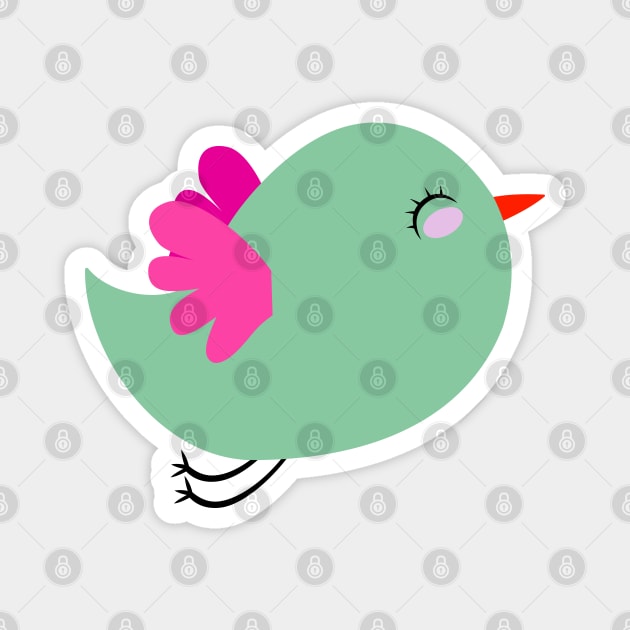 Cute Flying Bird Magnet by Farhad