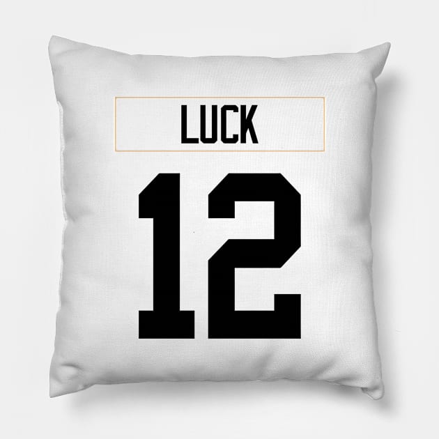 Andrew Luck Pillow by telutiga