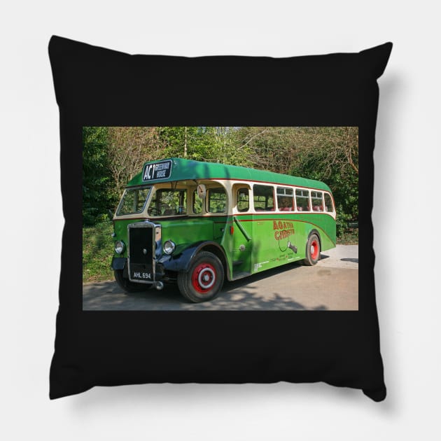 Agatha Christie Omnibus Pillow by RedHillDigital