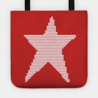 White Christmas Star Tote