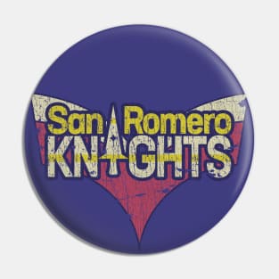 San Romero Knights 2012 Pin