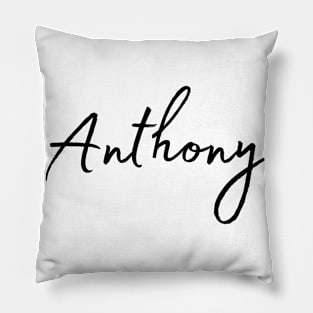 Anthony Name Calligraphy Pillow