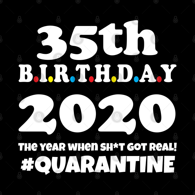 35th Birthday 2020 Quarantine by WorkMemes