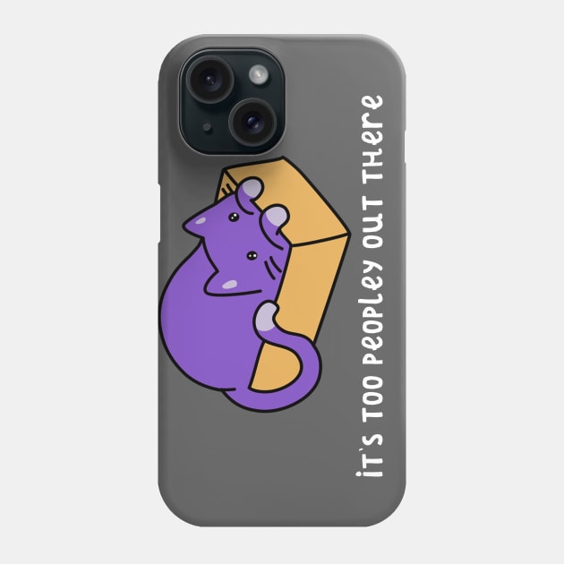 Too Peopley Phone Case by Jen Talley Design