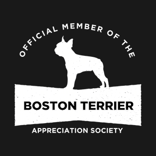 Boston Terrier Appreciation Society T-Shirt