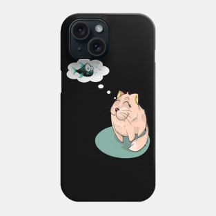 Funny Cat Fish Dream Phone Case