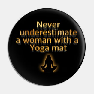 yoga woman Pin