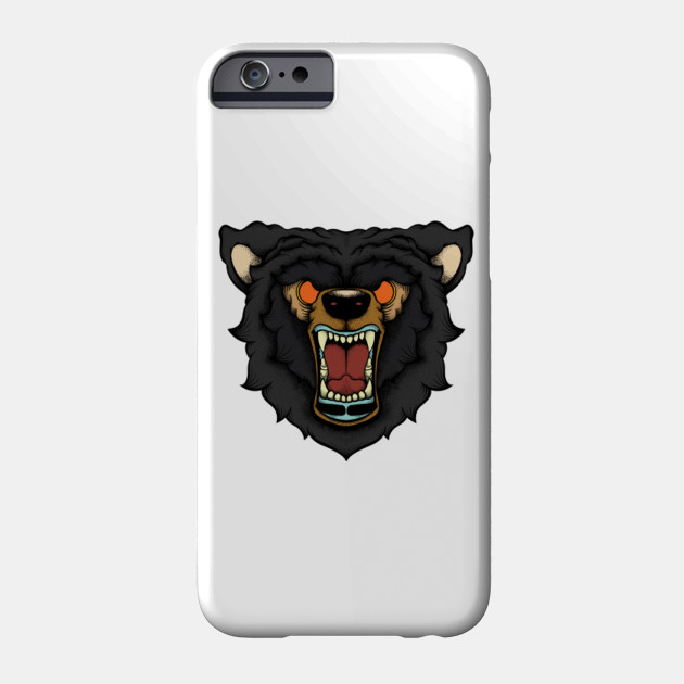 traditional bear traditional flash phone case teepublic