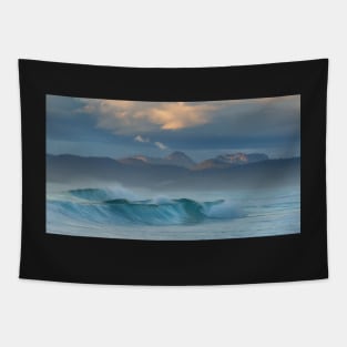 Sunrise Waves at Friendly Beaches Tapestry