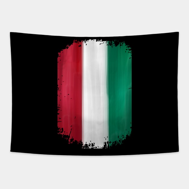 Italy Flag Tapestry by Dojaja