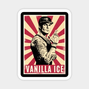 Retro Vintage Vanilla Ice 90s Magnet