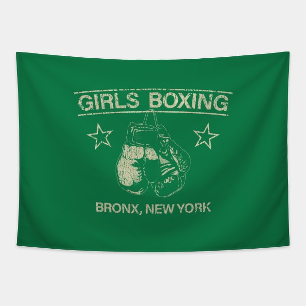 Girls Boxing Bronx, New York 1996 Tapestry by JCD666