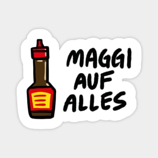 Maggi Auf Alles (Deutsch) Magnet