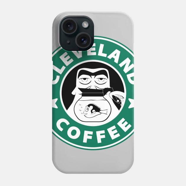 Cleveland Coffee Phone Case by SergioDoe