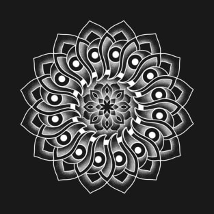 Eyes Mandala Design T-Shirt