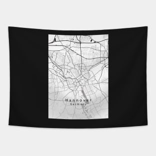 Hannover Germany City Map Tapestry