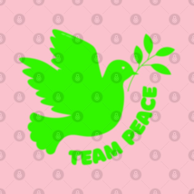 Team Peace Green By Abby Anime(c) by Abby Anime