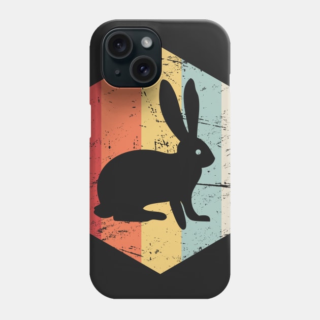 Retro 70s Rabbit Phone Case by MeatMan