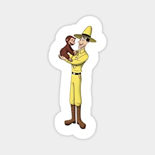 Curious George And Man With The Yellow Magnet