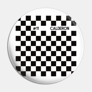 Tatiana Calderon Racing Flag Pin