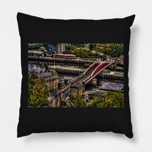 Newcastle Swing Bridge Pillow