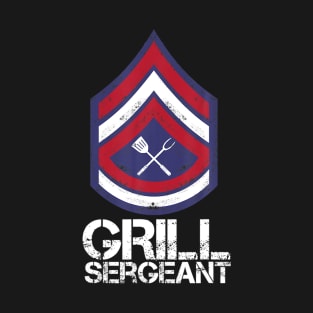 BBQ Grill Sergeant American Cook Barbecue Grilling T-Shirt