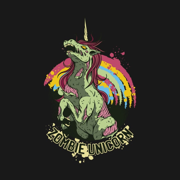 Zombie unicorn by LR_Collections