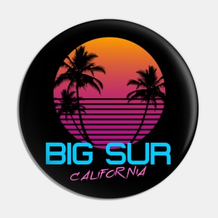 Big Sur California Retro 80's Pin