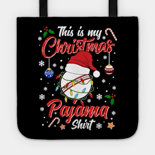 Funny Costume Family This is my Christmas Pajamas Cricket Tote