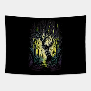 Creepy Forest 2 Tapestry