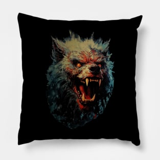 Crazy Werewolf Pillow