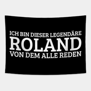 Roland Funny Saying Birthday First Name Tapestry