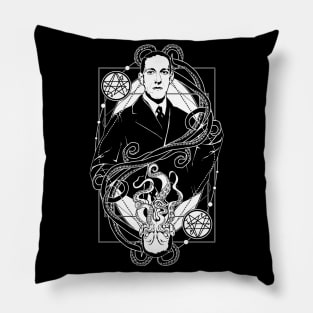 Lovecraft / Cthulhu on a playing card Pillow