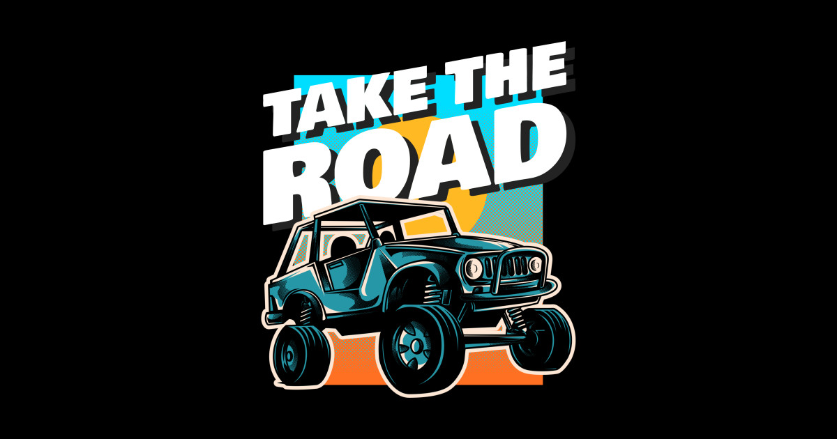 Take the road - Take The Road Less Traveled - Sticker | TeePublic