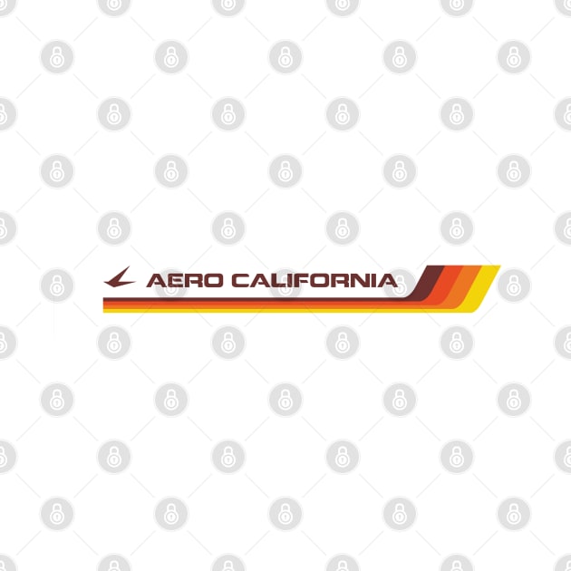 Vintage 1970's Aero California airline logo by retropetrol