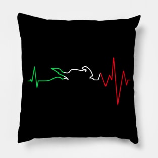 Motorcycle Heartbeat Pillow