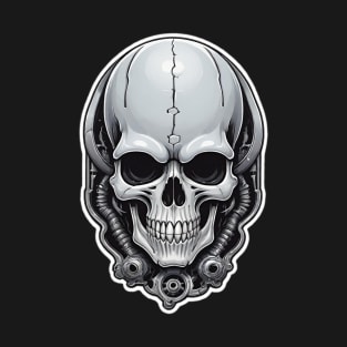 Retro Techno Skull 1 T-Shirt