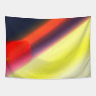 YELLOW WHITE ABSTRACT TEXTURE Tapestry