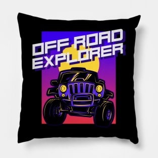 Off Road Explorer 4x4 Pillow