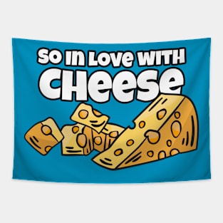 So in Love with Cheese Tapestry