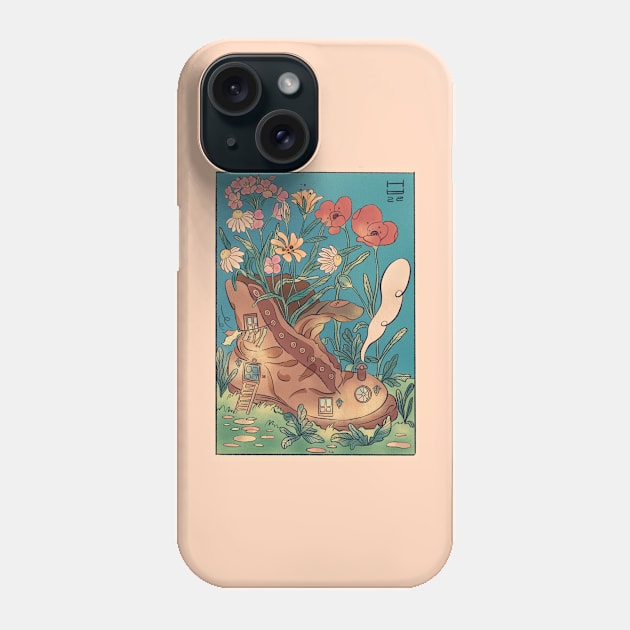 Tiny Home n°2: Abandoned Boot Phone Case by heliantusannuusart@gmail.com