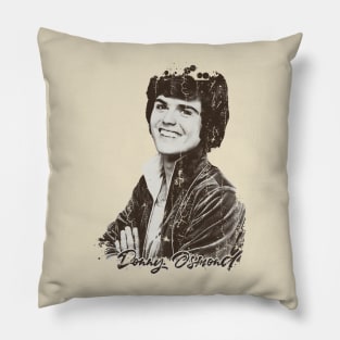 Retro Vintage Aesthetic - Donald Clark Osmond Pillow